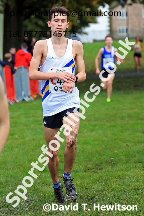 Mens under-17s, 2024 Northern Cross Country Relays, Graves Park, Sheffield.   Photo: David T. Hewitson/Sports for All Pics